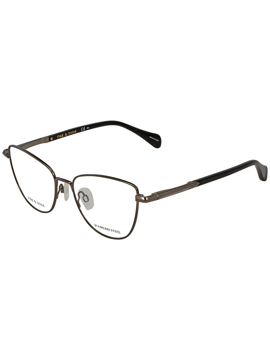 Очки для женщин Rag & Bone Demo Cat Eye RNB3037 0V81 53/17 Rag And Bone — черный