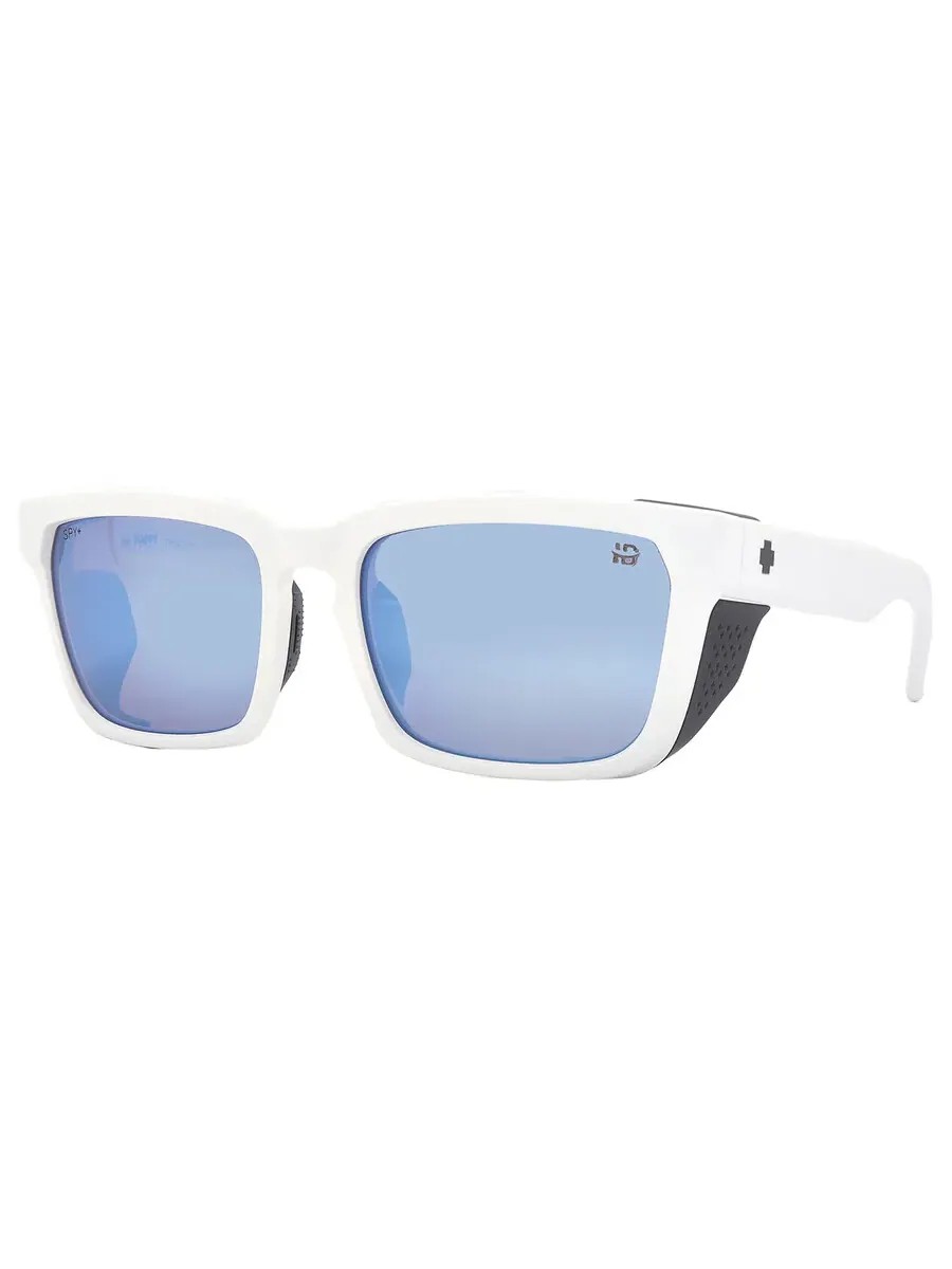 Солнцезащитные очки Spy HELM TECH Happy Boost поляризационные Ice Blue Spectra Mirror квадратные — изображение 2 из 4, белый