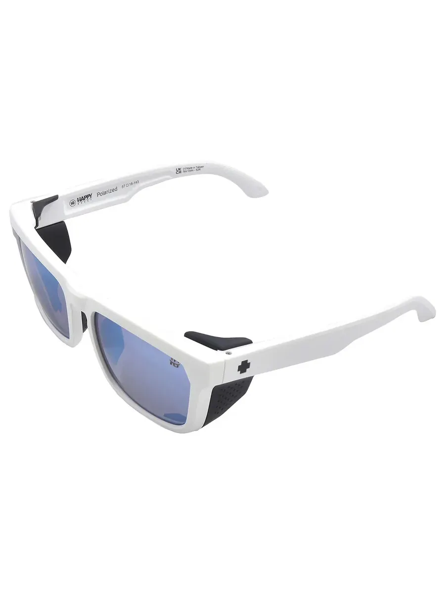 Солнцезащитные очки Spy HELM TECH Happy Boost поляризационные Ice Blue Spectra Mirror квадратные — изображение 4 из 4, белый