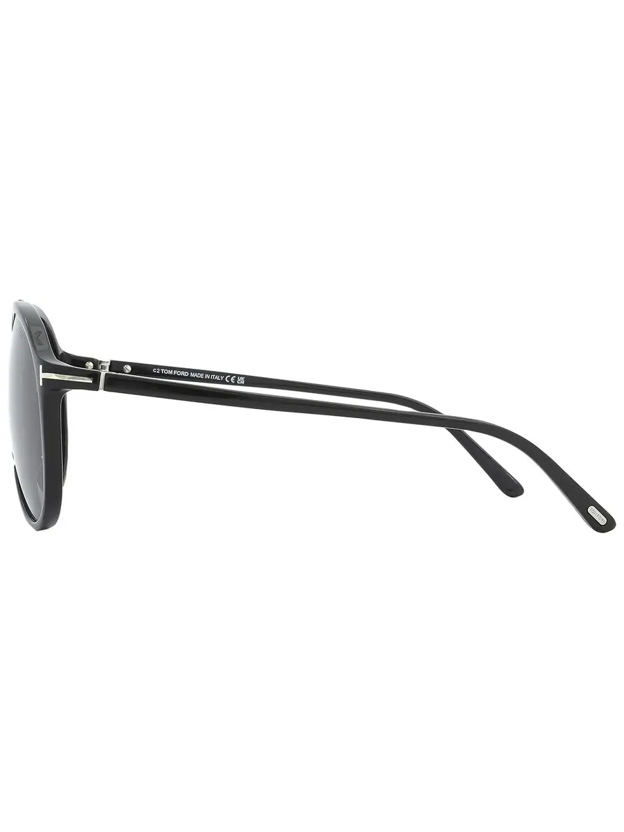 Мужские солнцезащитные очки Tom Ford Archie Smoke Mirror Pilot FT1079 01C 58 — изображение 4 из 5, черный
