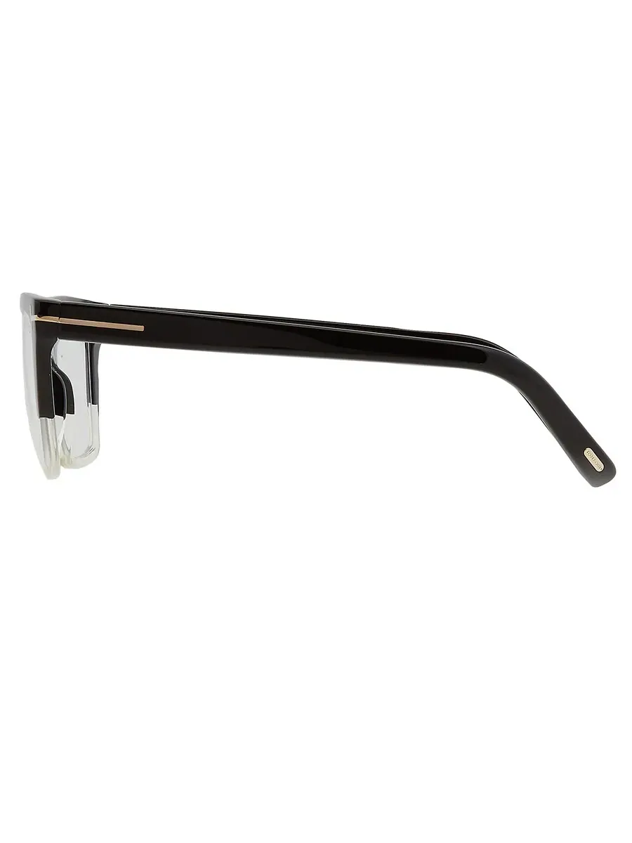 Женские квадратные очки Tom Ford с защитой от синего света FT5912-B 005 57 — 5