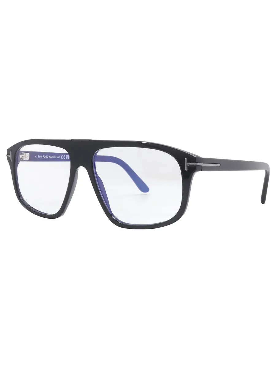 Мужские очки Tom Ford Blue Light Block Navigator FT5901-B-N 001 55 — изображение 2 из 4, черный