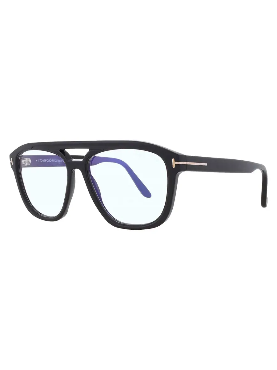 Мужские очки Tom Ford Blue Light Block Navigator FT6024-B 001 56 — изображение 2 из 4, черный