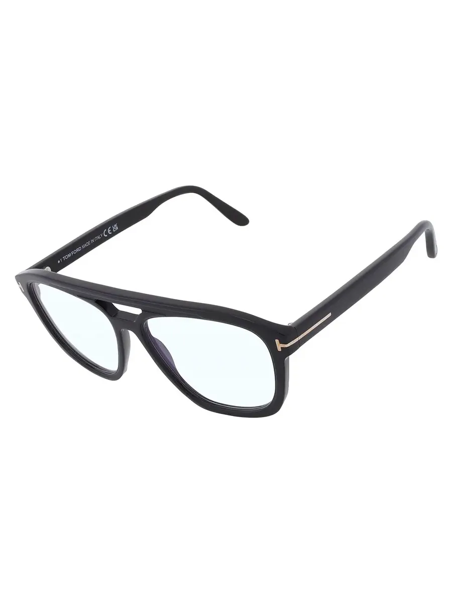 Мужские очки Tom Ford Blue Light Block Navigator FT6024-B 001 56 — изображение 3 из 4, черный