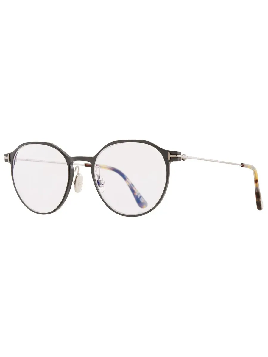 Мужские очки Tom Ford Blue Light Block овальные FT5866-B 013 52 — изображение 2 из 4, серый