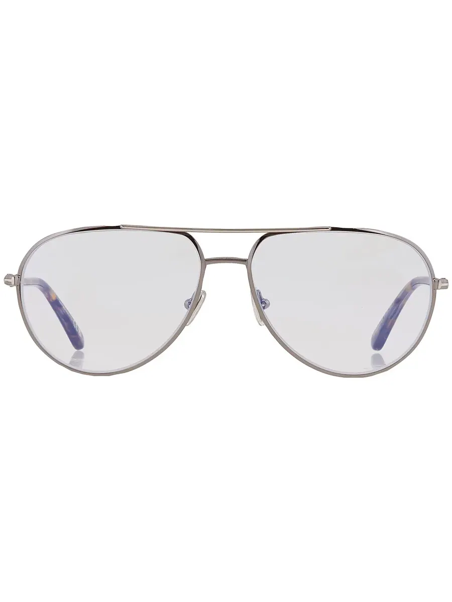 Мужские очки Tom Ford Blue Light Block Pilot FT5829-B 008 57 — изображение 1 из 5, серый