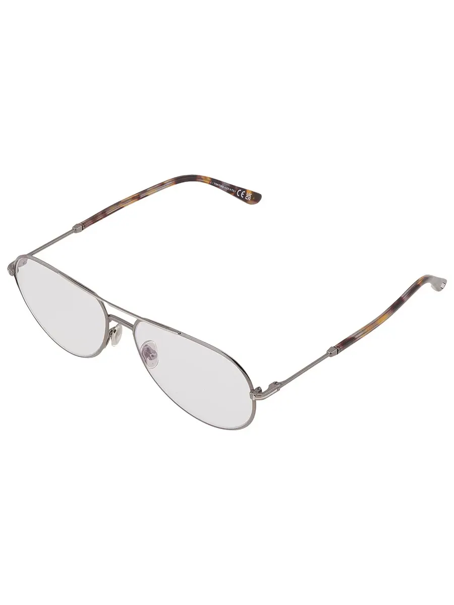 Мужские очки Tom Ford Blue Light Block Pilot FT5829-B 008 57 — изображение 3 из 5, серый