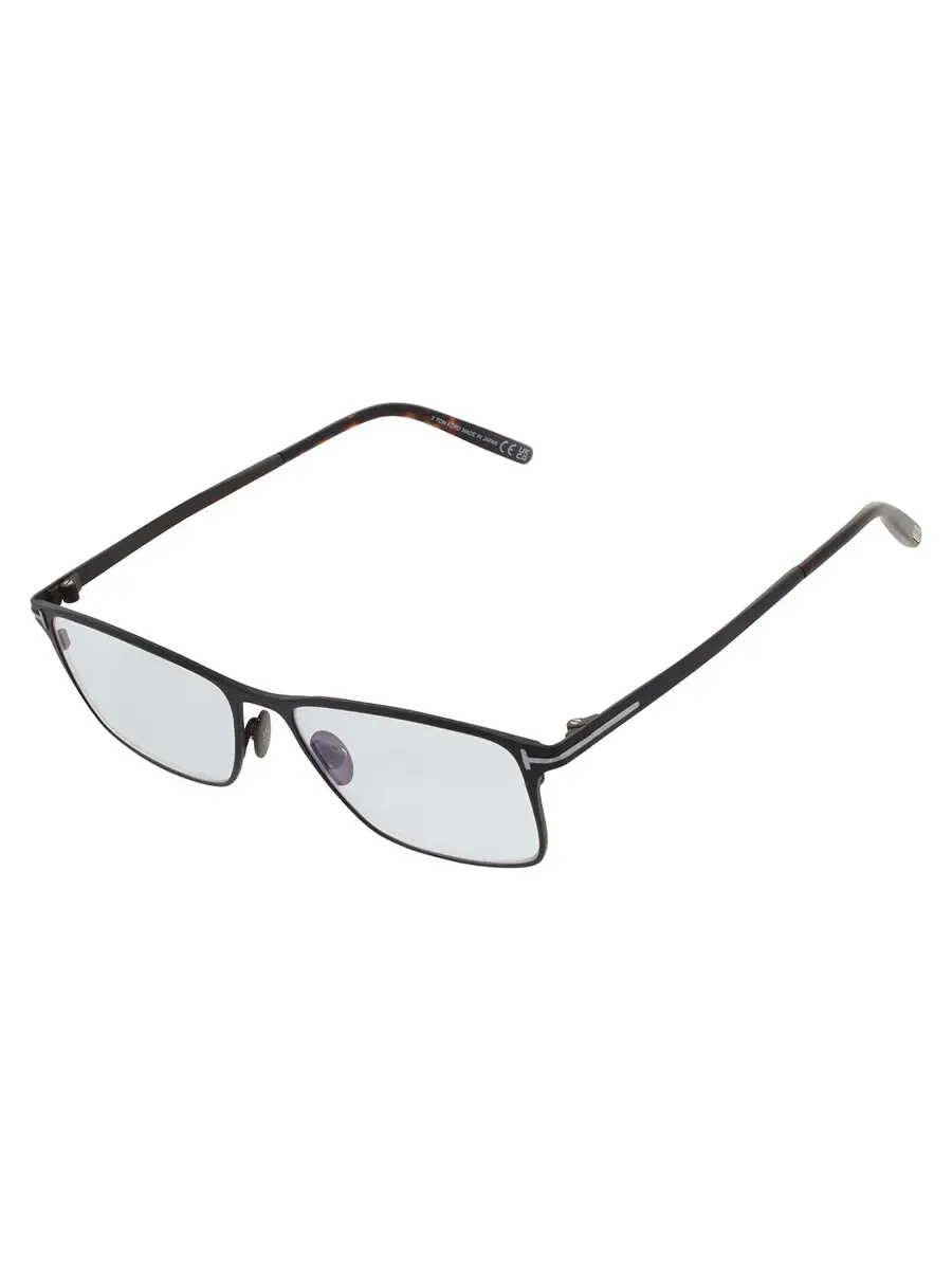Мужские очки Tom Ford Blue Light Block прямоугольные титановыe FT5935-B 009 54 — изображение 3 из 4, серый