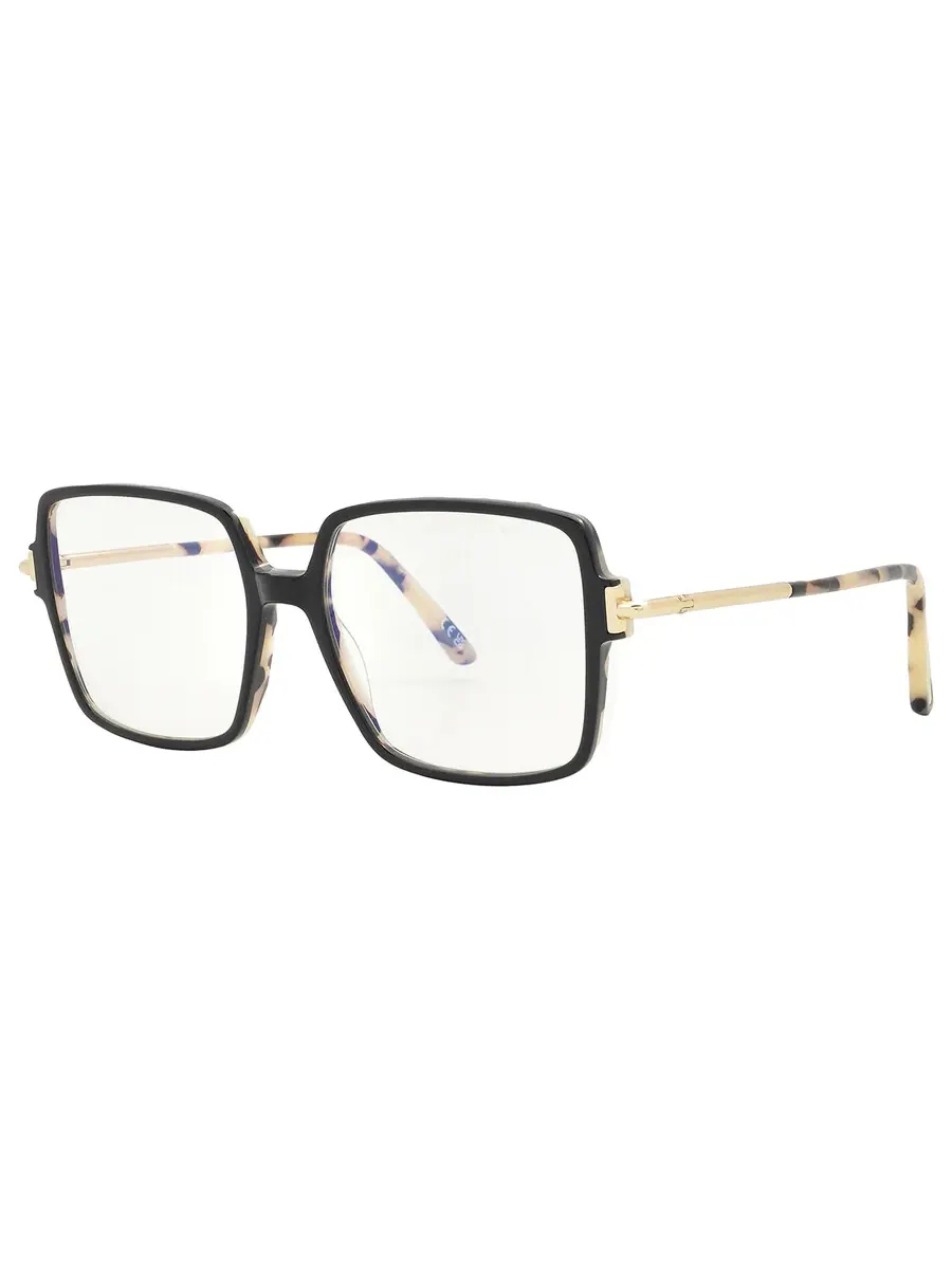 Женские очки Tom Ford Blue Light Block квадратные FT5915-B 005 53 — 3