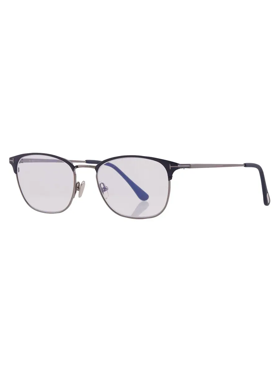Мужские очки Tom Ford Blue Light Block Square FT5750-B 091 54 — изображение 2 из 4, синий
