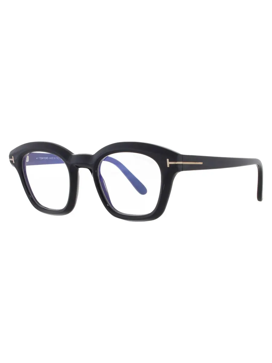 Мужские очки Tom Ford Blue Light Block Square FT5961-B 001 49 — изображение 2 из 4, черный