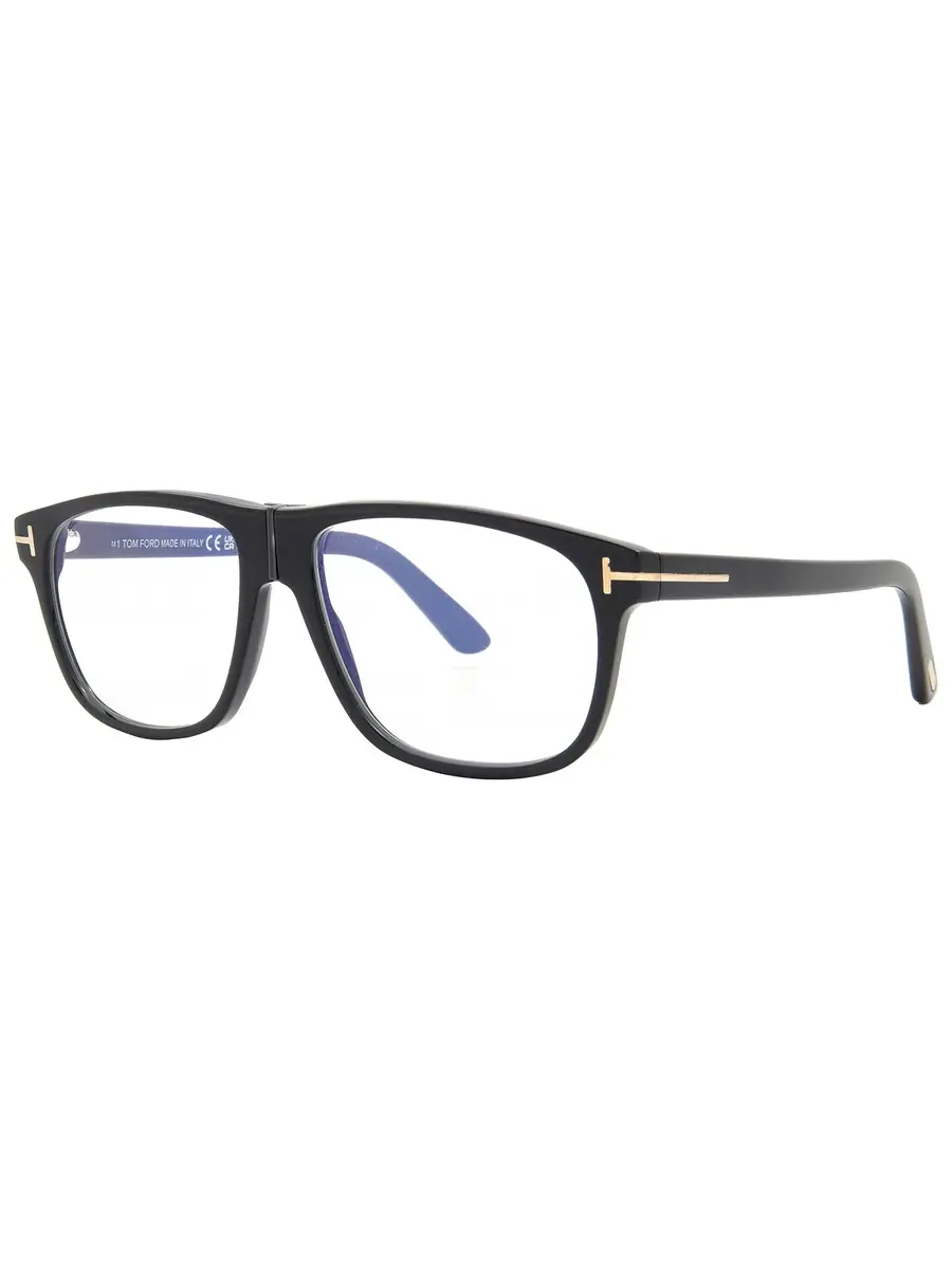 Мужские очки Tom Ford Blue Light Block Square FT5978-B 001 56 — изображение 2 из 4, черный