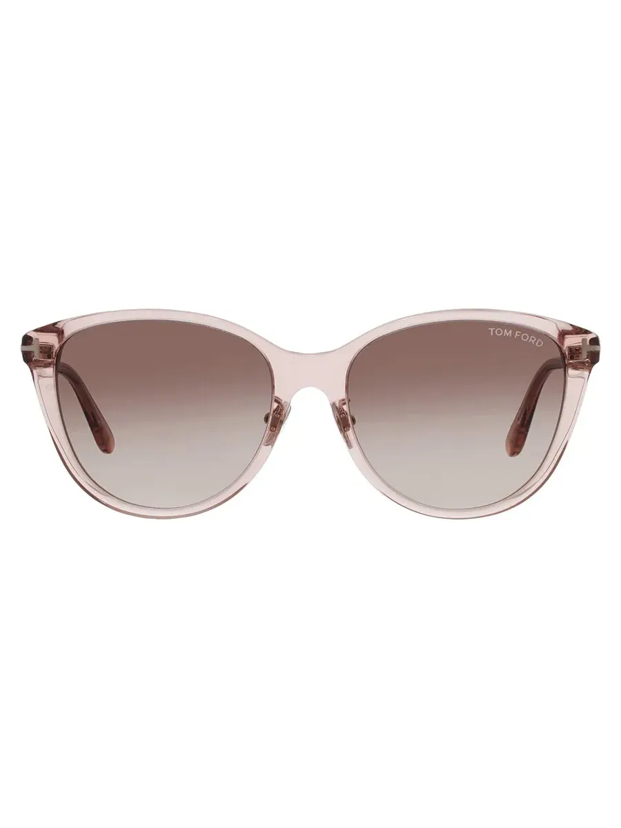 Очки для женщин Tom Ford коричневые градиентные овальные FT1055-K 72F 57 — изображение 1 из 4, розовый