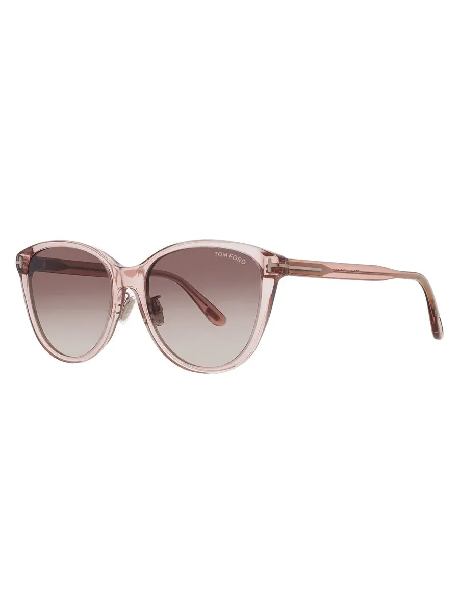 Очки для женщин Tom Ford коричневые градиентные овальные FT1055-K 72F 57 — изображение 2 из 4, розовый