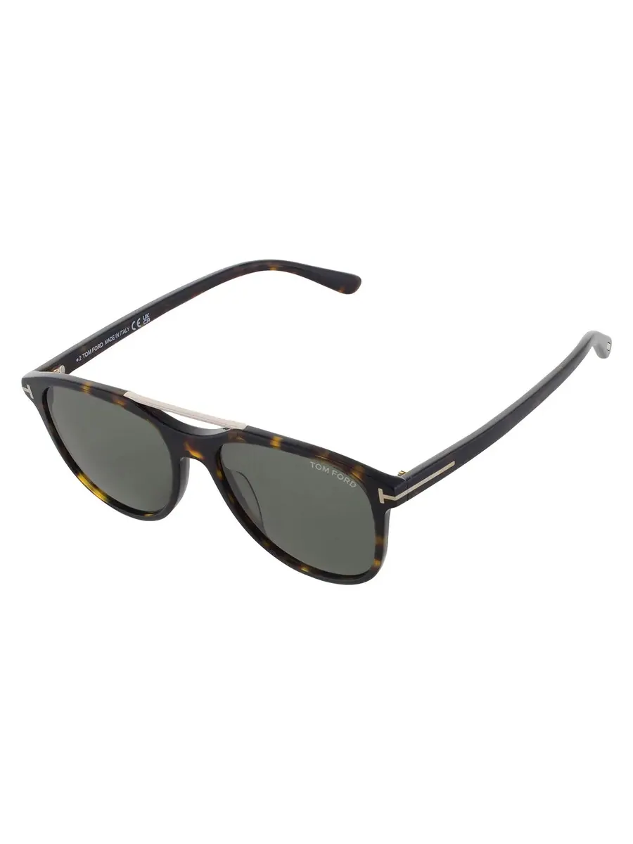 Солнцезащитные очки для мужчин Tom Ford Damian-02 Green Pilot FT1098 52N 54 — изображение 3 из 4, коричневый