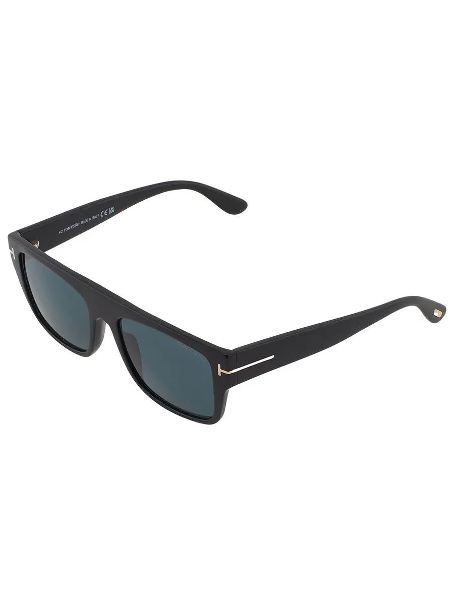 Мужские солнцезащитные очки Tom Ford Dunning Blue Browline FT0907 01V 55 — изображение 3 из 5, черный