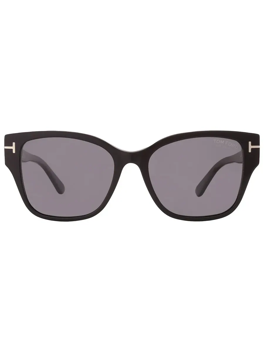 Женские солнцезащитные очки Tom Ford Elsa Polarized Smoke Butterfly FT1108 01D 55 — изображение 1 из 5, черный