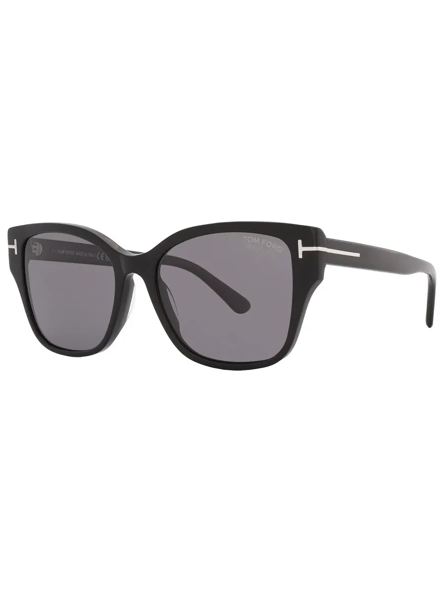 Женские солнцезащитные очки Tom Ford Elsa Polarized Smoke Butterfly FT1108 01D 55 — изображение 3 из 5, черный