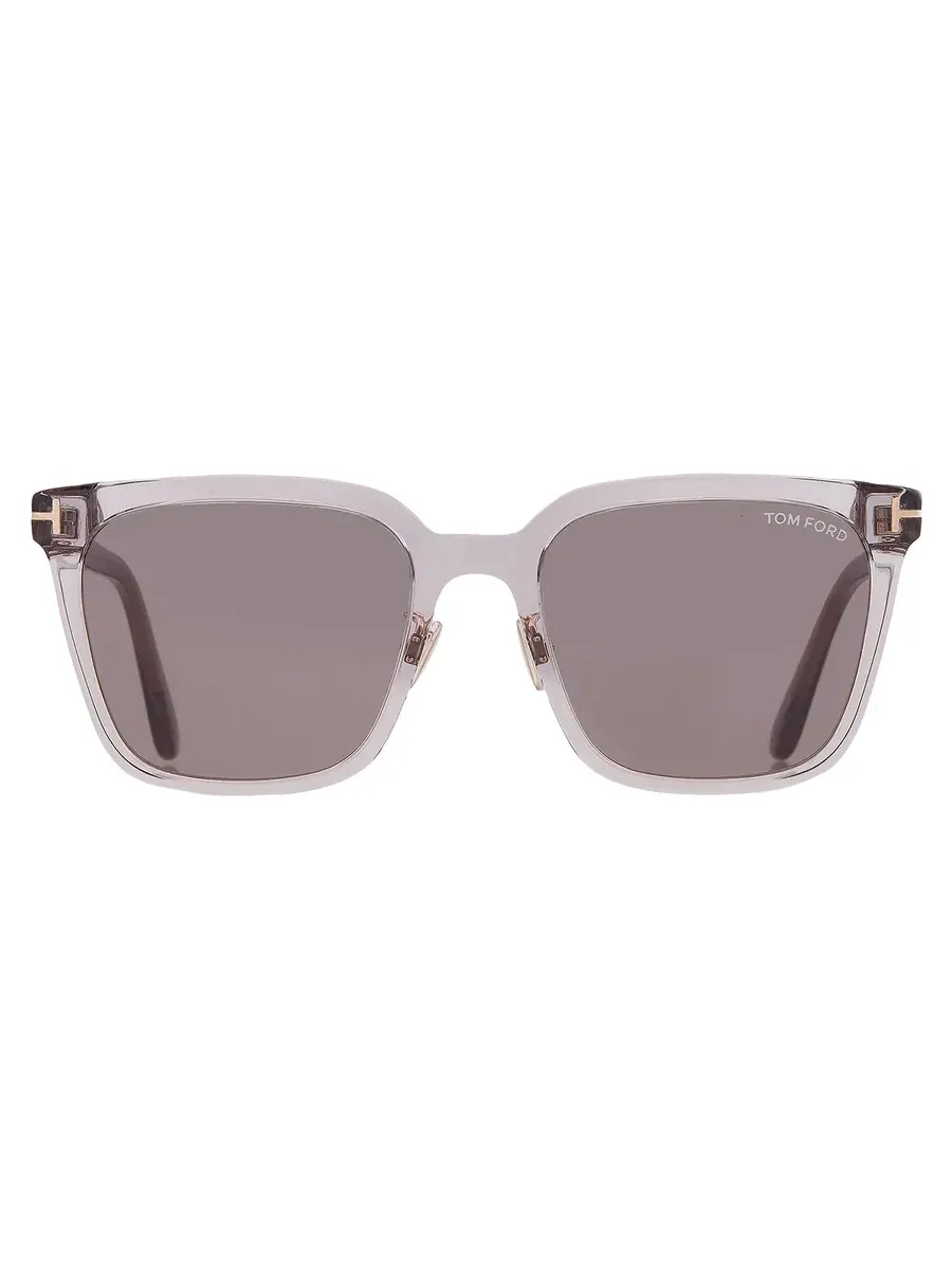 Очки солнцезащитные унисекс Tom Ford Grey Square FT1132-K 20A 56 — изображение 1 из 4, прозрачный серый