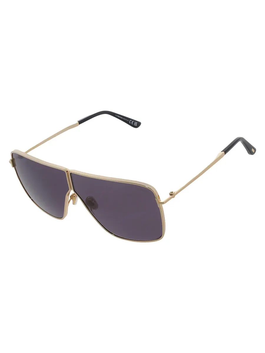 Солнцезащитные очки унисекс Tom Ford Huxley Smoke Pilot FT1159 30A 68 — изображение 3 из 4, глубокий золотистый