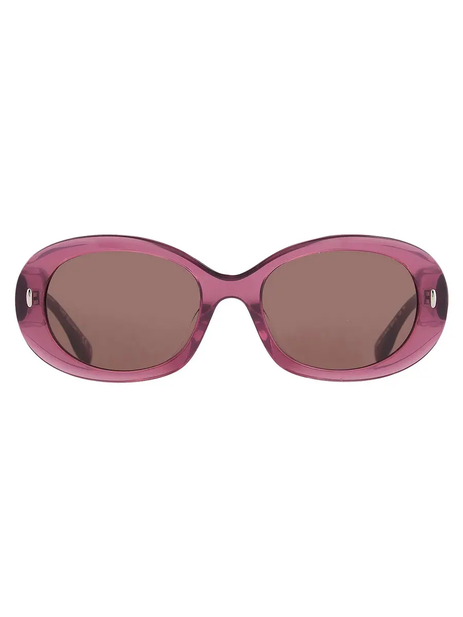 Солнцезащитные очки женские Tory Burch темно-коричневые овальные TY7214U 317973 53 — изображение 1 из 5, прозрачный
