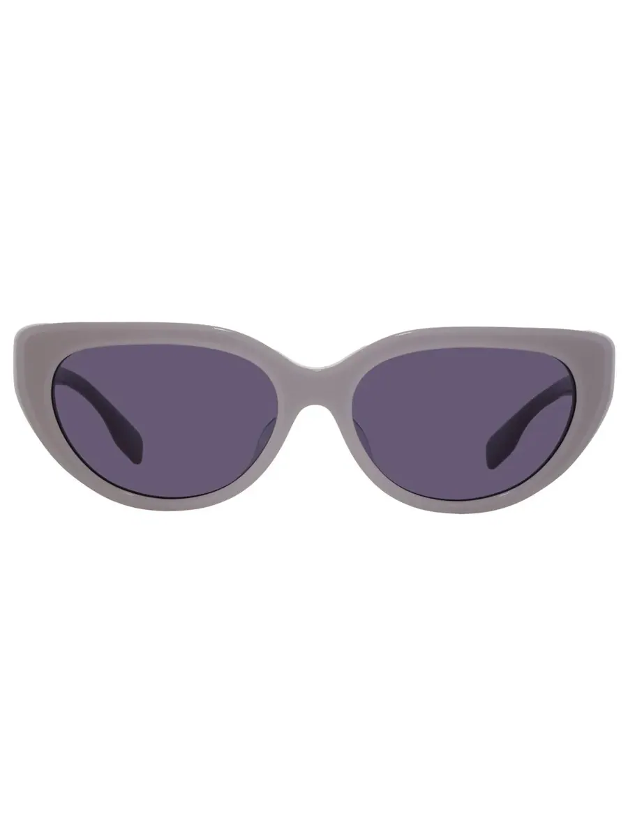 Женские солнцезащитные очки Tory Burch Dark Violet Cat Eye TY7220D 20291A 55 — изображение 1 из 5, прозрачный серый