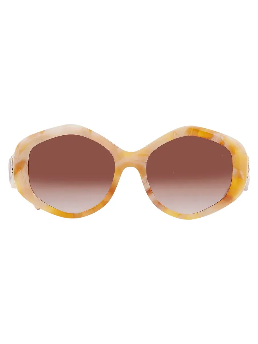 Женские солнцезащитные очки Tory Burch Kira коричневый градиент геометрические TY7217U 194913 55 — изображение 1 из 5
