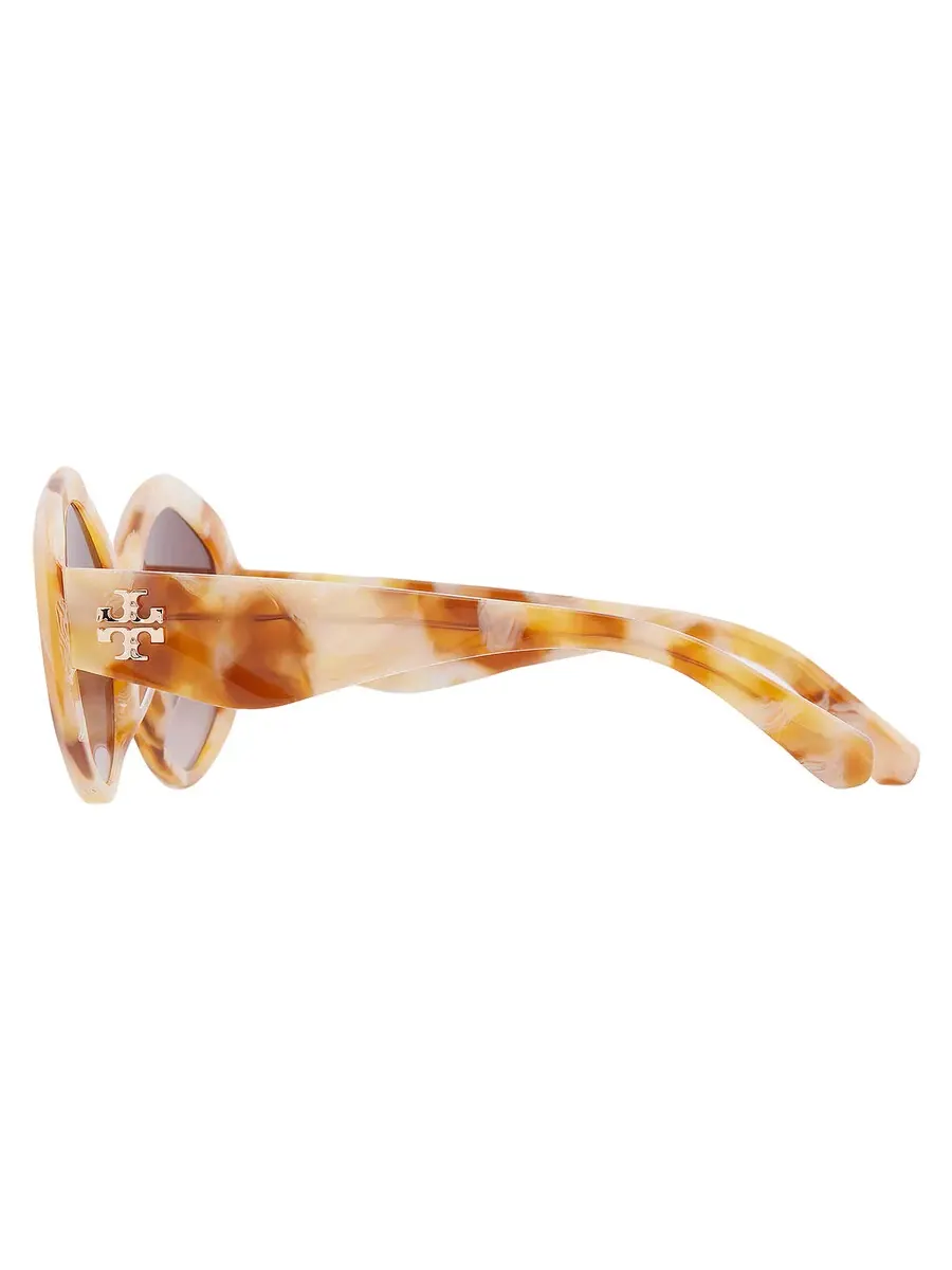 Женские солнцезащитные очки Tory Burch Kira коричневый градиент геометрические TY7217U 194913 55 — изображение 4 из 5