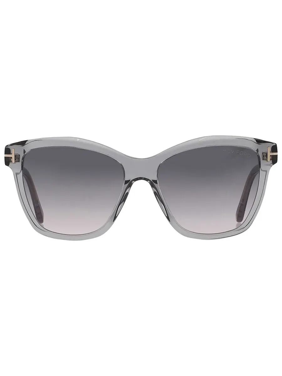 Женские солнцезащитные очки Tom Ford Lucia Smoke Butterfly FT1087 20A 54 — изображение 1 из 5, серый