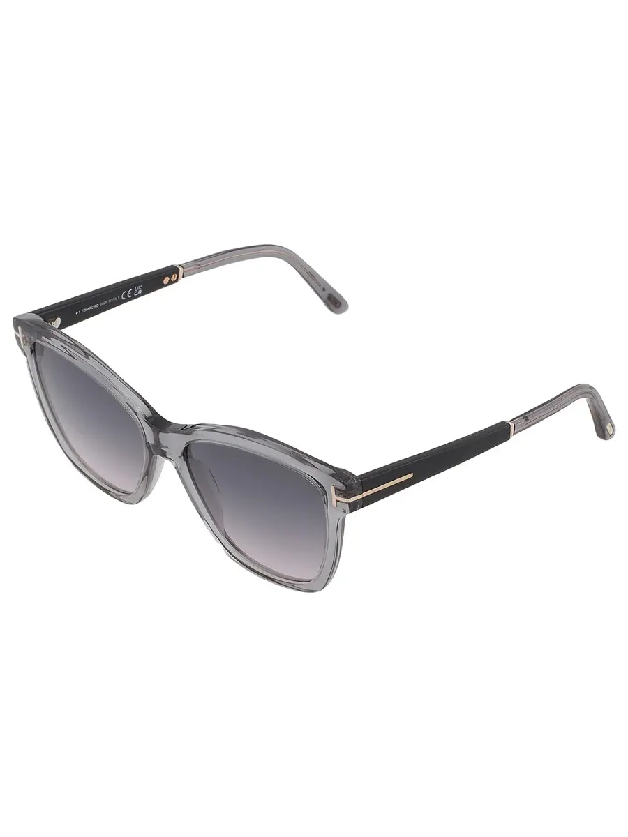 Женские солнцезащитные очки Tom Ford Lucia Smoke Butterfly FT1087 20A 54 — изображение 3 из 5, серый