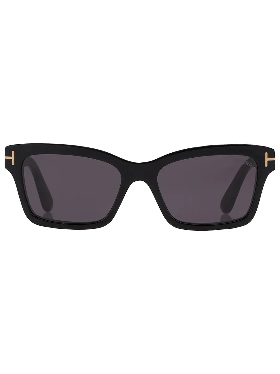 Женские солнцезащитные очки Tom Ford Mikel Smoke Cat Eye FT1085 01A 54 — изображение 1 из 5, черный