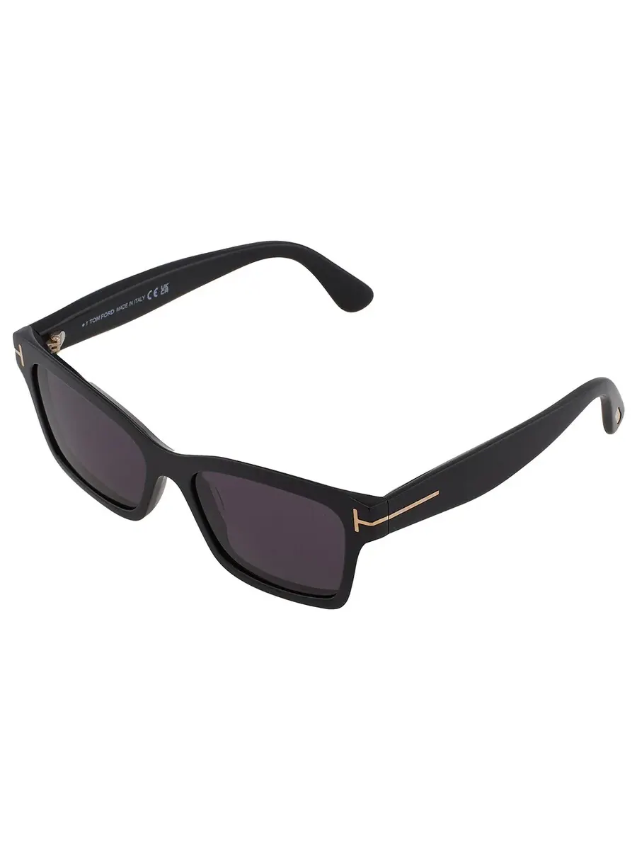 Женские солнцезащитные очки Tom Ford Mikel Smoke Cat Eye FT1085 01A 54 — изображение 3 из 5, черный