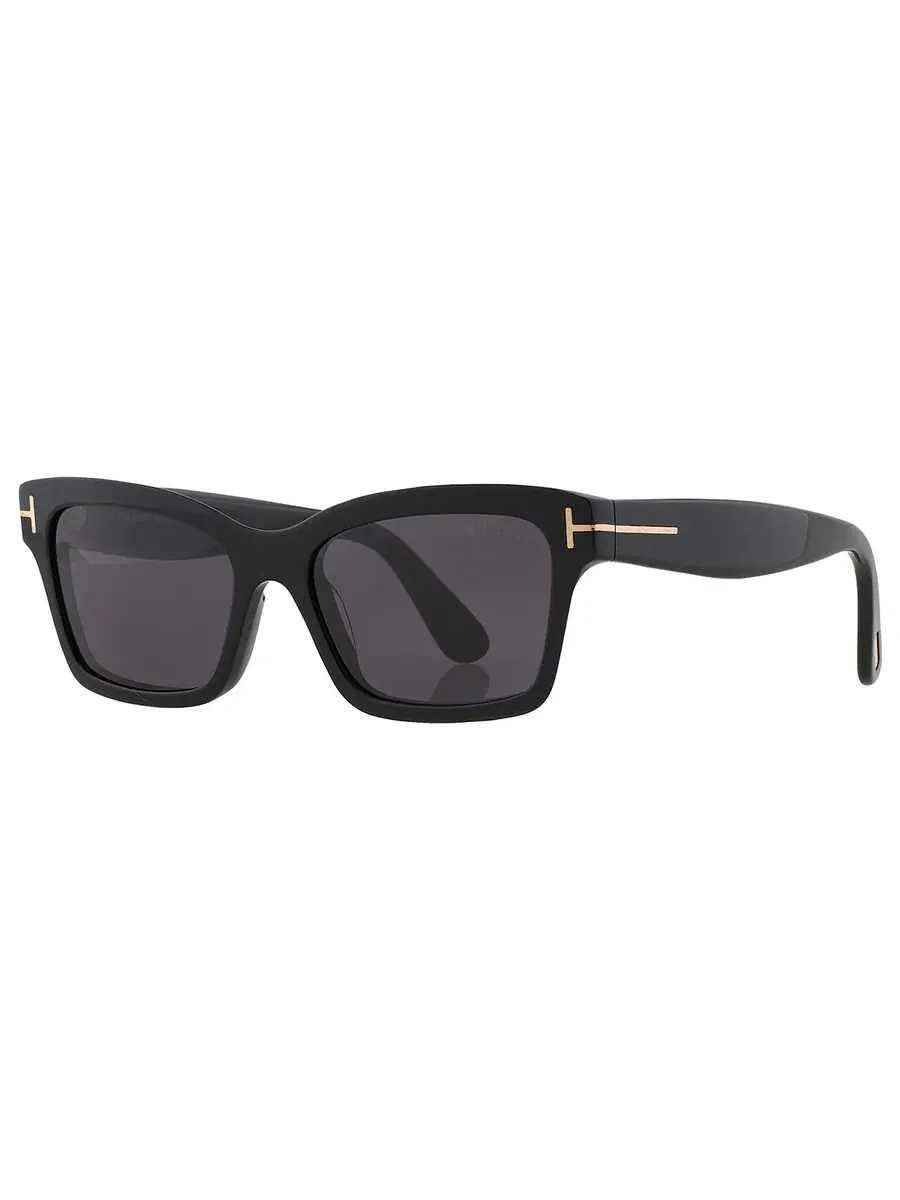 Женские солнцезащитные очки Tom Ford Mikel Smoke Cat Eye FT1085 01A 54 — изображение 5 из 5, черный