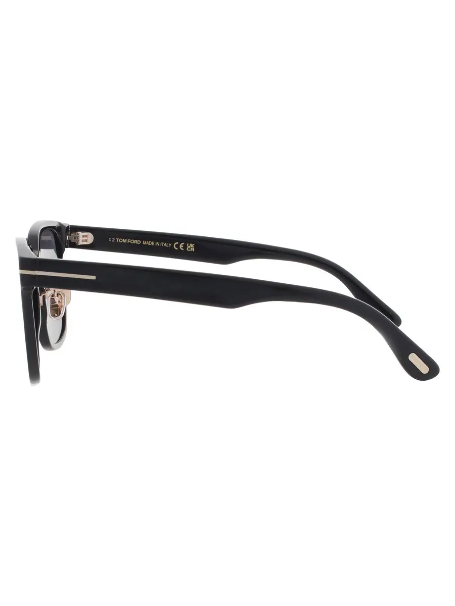 Мужские солнцезащитные очки Tom Ford Smoke Square FT1239-K 01A 55 — изображение 4 из 4, черный