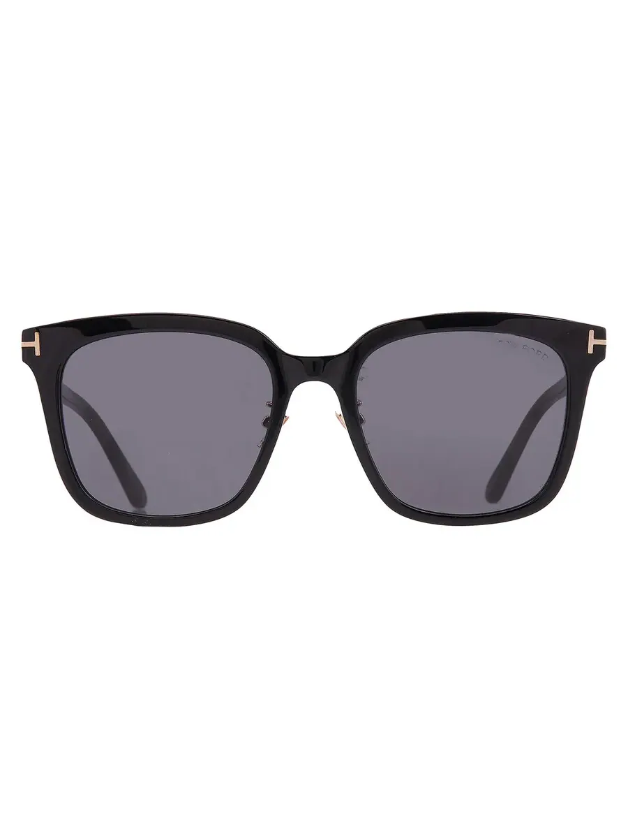 Солнцезащитные очки Tom Ford Smoke Square FT1245-K 01A 56 — изображение 1 из 4, черный
