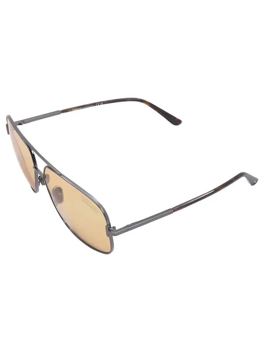 Мужские солнцезащитные очки Tom Ford Tex Brown Photochromatic Navigator FT1096 08E 62 — изображение 4 из 4, серый