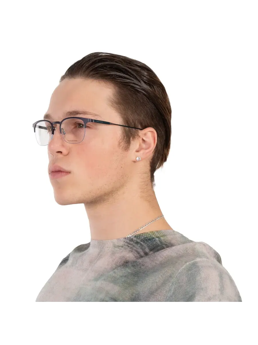Мужские прямоугольные очки Tommy Hilfiger Demo TH 1385 0QFY 50 — изображение 2 из 5, синий
