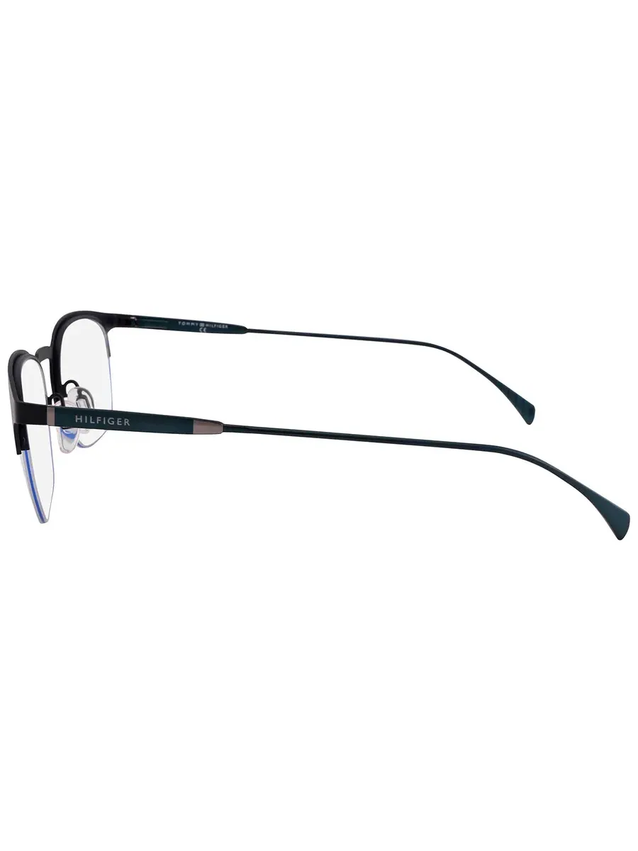 Мужские прямоугольные очки Tommy Hilfiger Demo TH 1385 0QFY 50 — изображение 4 из 5, синий