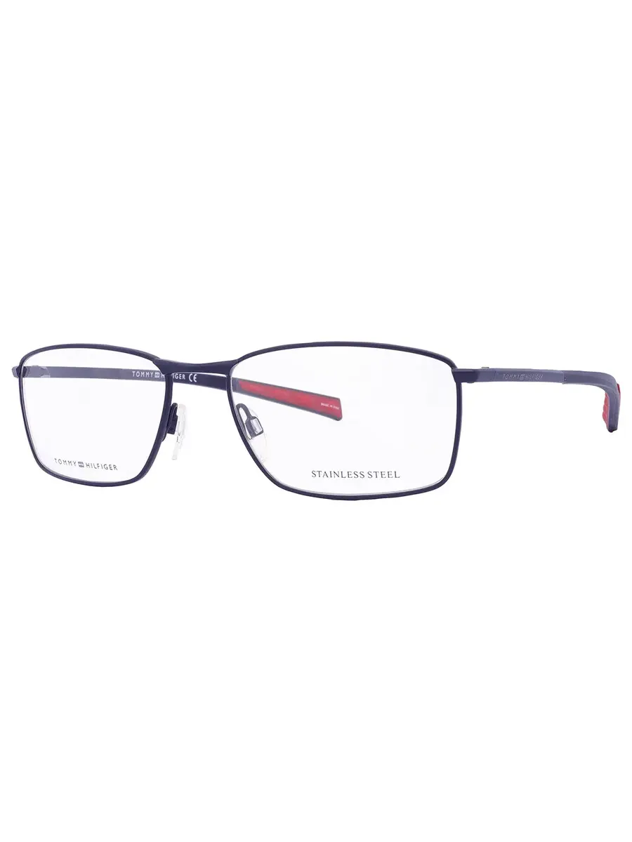 Мужские прямоугольные очки Tommy Hilfiger Demo TH 1783 0FLL 57 — изображение 2 из 5, синий