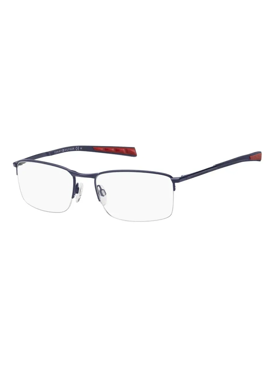 Демонстрационные прямоугольные мужские очки Tommy Hilfiger TH 1784 0FLL 54 — изображение 1 из 1, синий