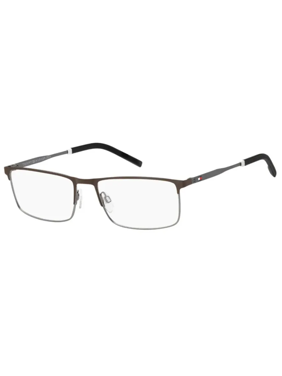 Мужские прямоугольные очки Tommy Hilfiger Demo TH 1843 0XCB 55 — изображение 1 из 1, серый