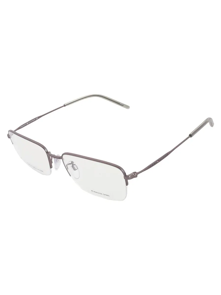 Мужские очки Tommy Hilfiger Demo Rectangular TH 1935/F 0R80 56 — изображение 3 из 5, серый