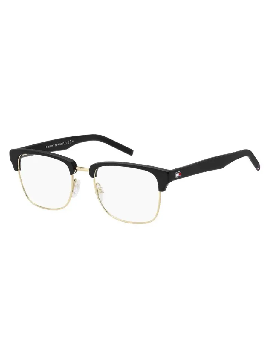 Мужские очки Tommy Hilfiger Demo Sport TH 1988 0I46 54 — изображение 1 из 1, черный золотистый