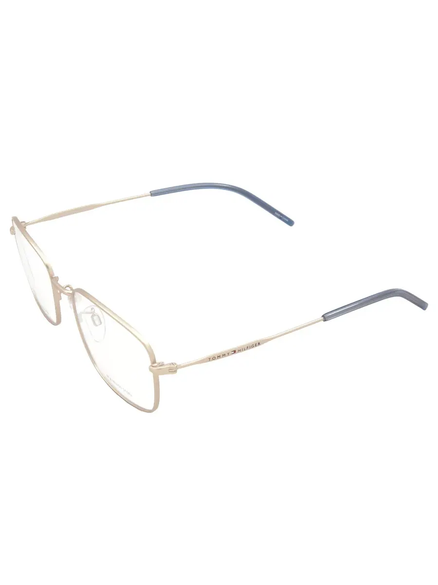 Мужские очки Tommy Hilfiger Demo Square TH 1934/F 0AOZ 55 — изображение 4 из 5, золотистый