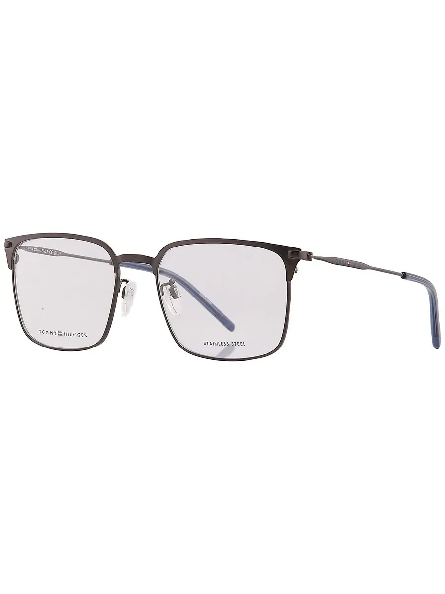 Мужские очки Tommy Hilfiger Demo Square TH 2062/G 0SVK 54 — изображение 2 из 5, черный