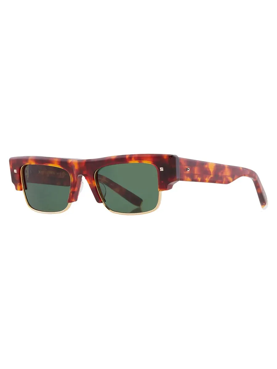 Солнцезащитные очки Valentino Green Pilot унисекс VLS-164 B 52 Valentino Garavani — изображение 2 из 4, золотистый