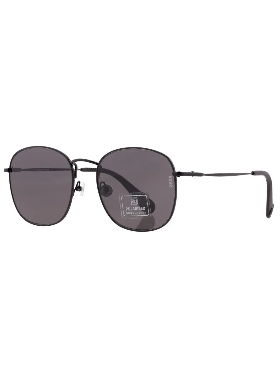 Солнцезащитные очки унисекс Vedi Vero Dark Grey Square VRCM04 BLKP 57 — изображение 2 из 4, черный