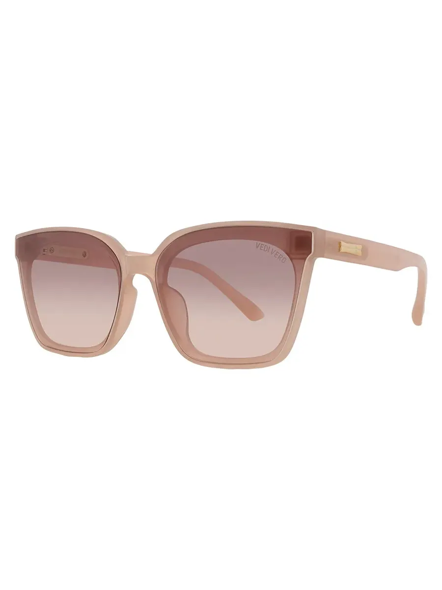 Солнцезащитные очки унисекс Vedi Vero Pink Gradient Square VVCI18 PK 65 — изображение 2 из 4, розовый