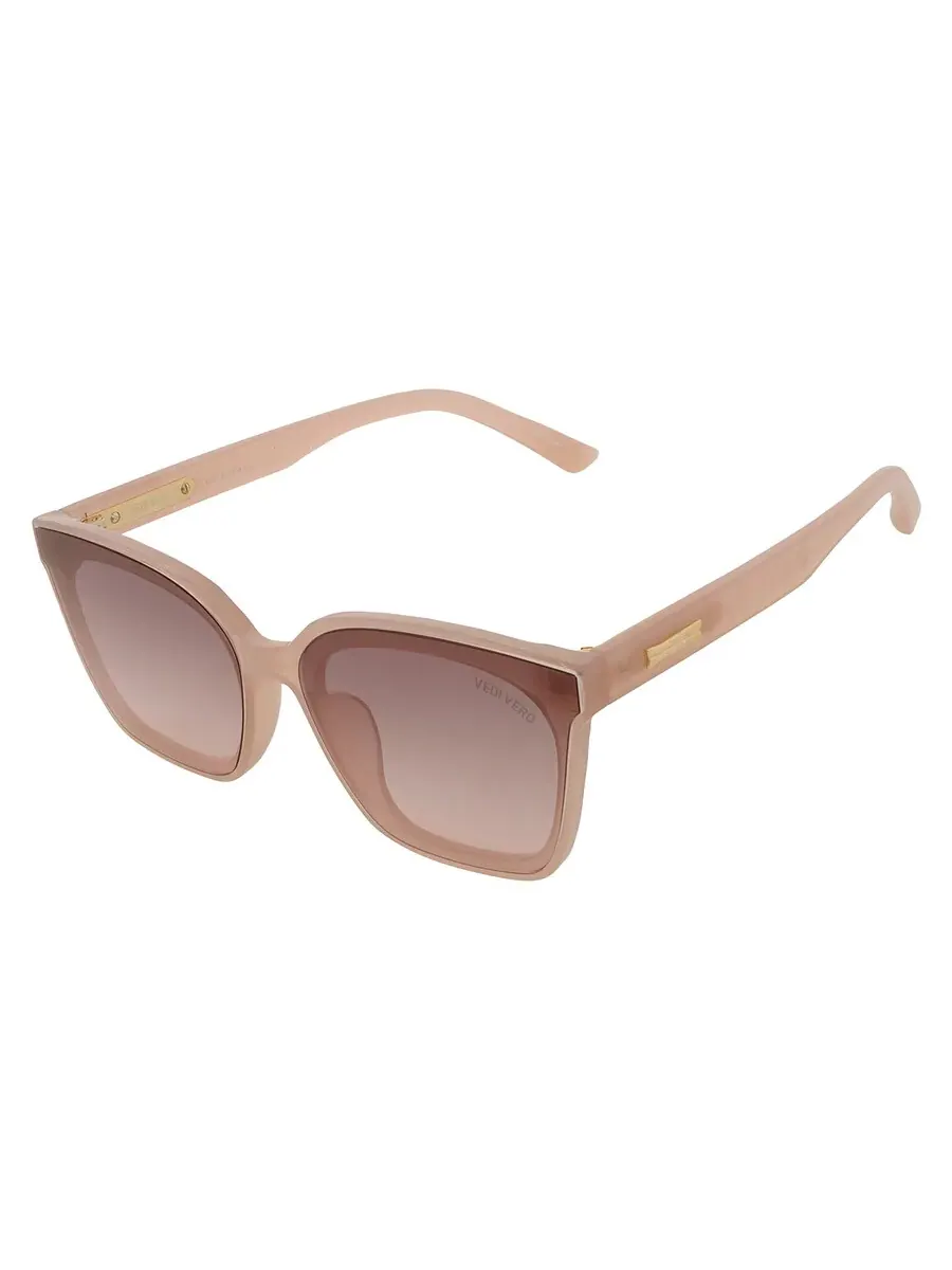 Солнцезащитные очки унисекс Vedi Vero Pink Gradient Square VVCI18 PK 65 — изображение 3 из 4, розовый