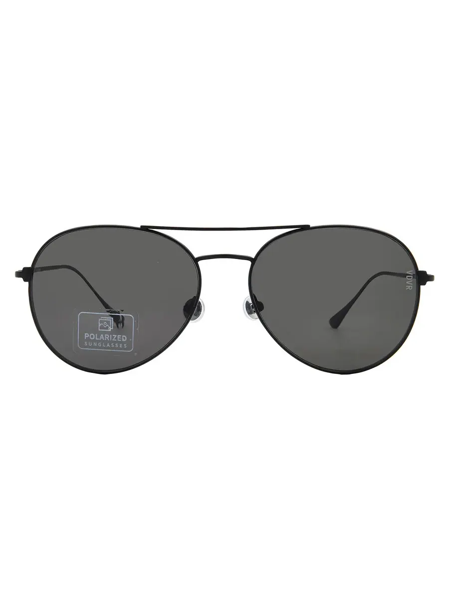 Солнцезащитные очки для женщин Vedi Vero Polarized Grey Square VRBM04 BLKP 57 — изображение 1 из 4, черный